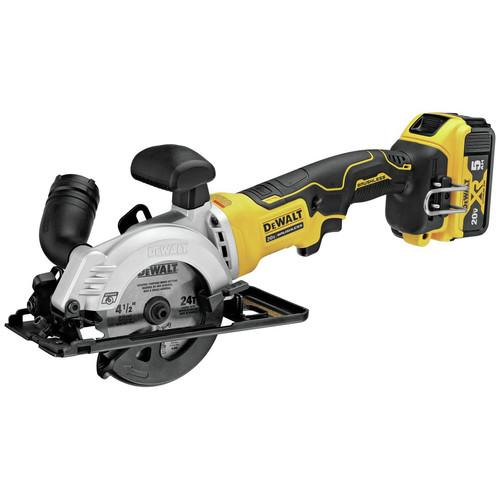 DEWALT ATOMIC 20V MAX 5 Ah Brushless 4-1/2 in. Circular Saw Kit - DCS571P1 - Image 4