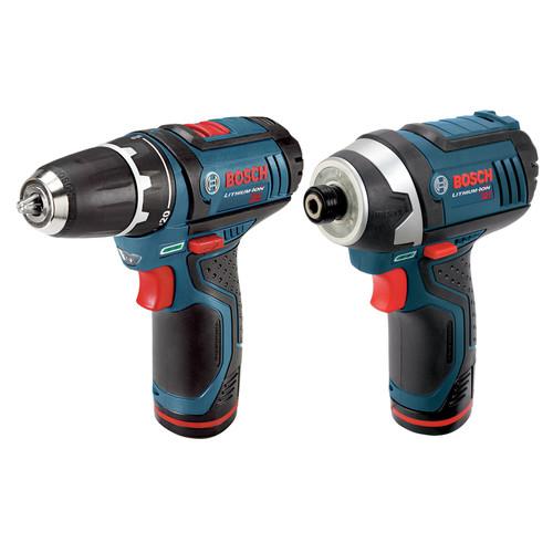 Factory Reconditioned Bosch 12V Lithium-Ion 3/8 in. Drill Driver and Impact Driver Combo Kit - CLPK22-120-RT - Image 2