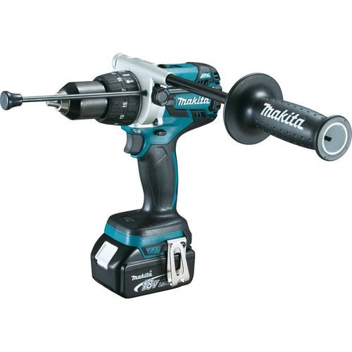 Factory Reconditioned Makita 18V LXT Lithium-Ion Brushless 1/2 in. Cordless Hammer Drill Driver Kit (4 Ah) - XPH07M-R - Image 2