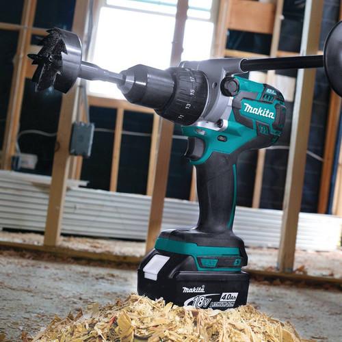 Factory Reconditioned Makita 18V LXT Lithium-Ion Brushless 1/2 in. Cordless Hammer Drill Driver Kit (4 Ah) - XPH07M-R - Image 5