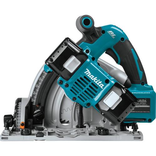 Makita 18V X2 5.0 Ah Cordless Lithium-Ion Brushless 6-1/2 in. Plunge Circular Saw Kit - XPS01PTJ - Image 5