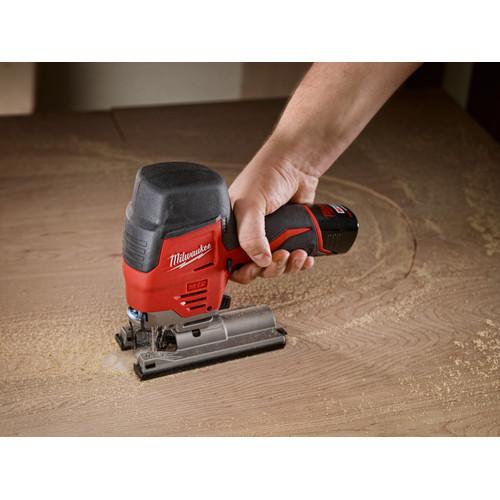 Milwaukee 2445-21 M12 12V Cordless Lithium-Ion High Performance Hybrid Grip Jig Saw - Image 10