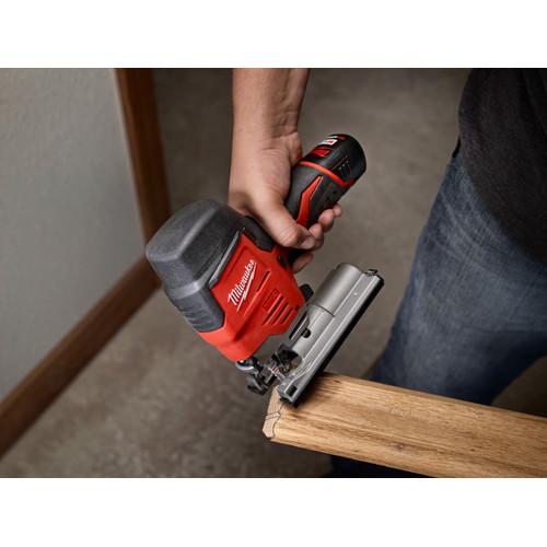Milwaukee 2445-21 M12 12V Cordless Lithium-Ion High Performance Hybrid Grip Jig Saw - Image 7