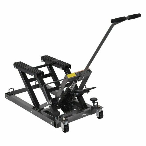 IRONMAX Motorcycle ATV Jack Lift Stand Quad Dirt Street Bike Hoist 1500 Lbs New - Image 3