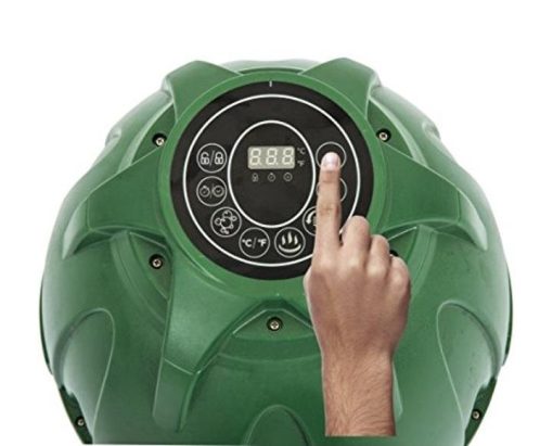 Coleman SaluSpa Inflatable Hot Tub Spa, Green & White - Image 10