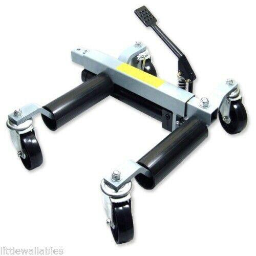 Pro 1500 lbs HYDRAULIC Positioning Car Wheel Dolly Jack Lift Moving Vehicle