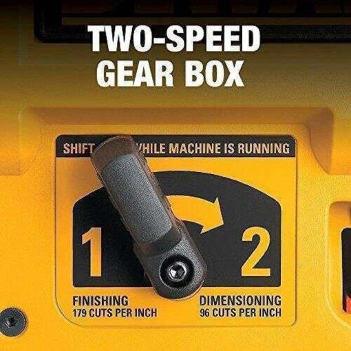 DEWALT Thickness Planer, Two Speed, 13-Inch (DW735X) - Image 7