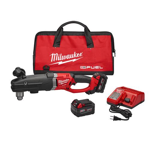 Milwaukee 2709-22 M18 FUEL SUPER HAWG Lithium-Ion 1/2 in. Cordless Right Angle Drill Kit (5 Ah)