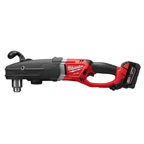 Milwaukee 2709-22 M18 FUEL SUPER HAWG Lithium-Ion 1/2 in. Cordless Right Angle Drill Kit (5 Ah) - Image 3