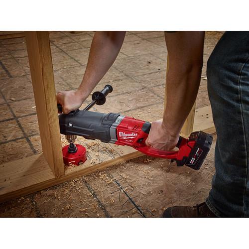 Milwaukee 2709-22 M18 FUEL SUPER HAWG Lithium-Ion 1/2 in. Cordless Right Angle Drill Kit (5 Ah) - Image 7