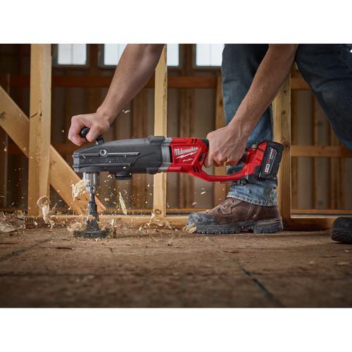 Milwaukee 2709-22 M18 FUEL SUPER HAWG Lithium-Ion 1/2 in. Cordless Right Angle Drill Kit (5 Ah) - Image 9