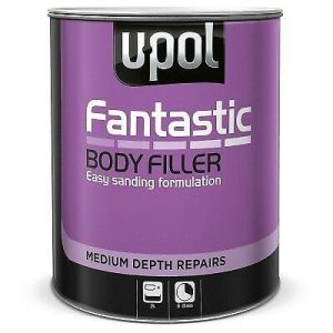 6x U-POL Fantastic Lightweight Body Polyester Filler 3 LTR Inc Hardener BEST