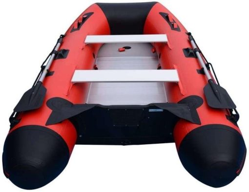 10ft Inflatable Boat Inflatable Rafting Fishing Dinghy Tender Pontoon Boat - Image 2