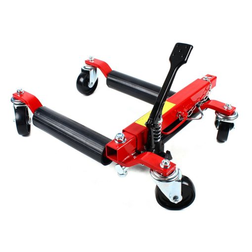 4400lb 2 Ton Hydraulic Positioning Car Wheel Dolly Jack Lift for Moving Vehicle - Image 7