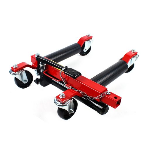 4400lb 2 Ton Hydraulic Positioning Car Wheel Dolly Jack Lift for Moving Vehicle - Image 9