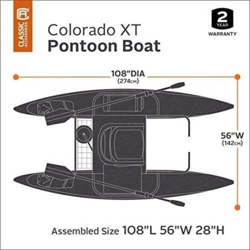 Colorado XT Inflatable Pontoon Boat With Transport Wheel & Motor Mount - Image 7
