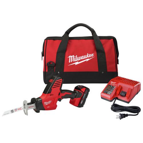 Milwaukee 2625-21CT M18 Lithium-Ion Hackzall Reciprocating Saw with Compact Lithium-Ion Battery