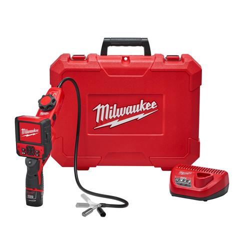 Milwaukee 2317-21 M12 1.5 Ah Cordless Lithium-Ion M-SPECTOR FLEX 3 ft. Inspection Camera Cable with PIVOTVIEW Kit