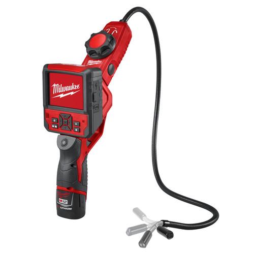 Milwaukee 2317-21 M12 1.5 Ah Cordless Lithium-Ion M-SPECTOR FLEX 3 ft. Inspection Camera Cable with PIVOTVIEW Kit - Image 3