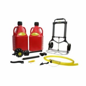 Flo-Fast 10027R Transfer Pump Complete System Manual Hand Crank Two 7.5 gal Jugs