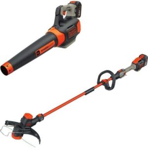 100 MPH 400 CFM 60V MAX Cordless Handheld Leaf Blower with Bonus 2-in-1 String Grass Trimmer/Lawn Edger Included