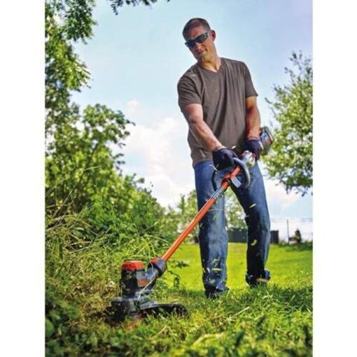 100 MPH 400 CFM 60V MAX Cordless Handheld Leaf Blower with Bonus 2-in-1 String Grass Trimmer/Lawn Edger Included - Image 7