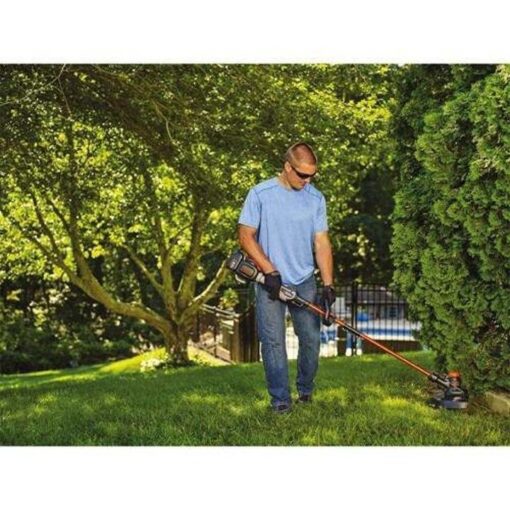 100 MPH 400 CFM 60V MAX Cordless Handheld Leaf Blower with Bonus 2-in-1 String Grass Trimmer/Lawn Edger Included - Image 11